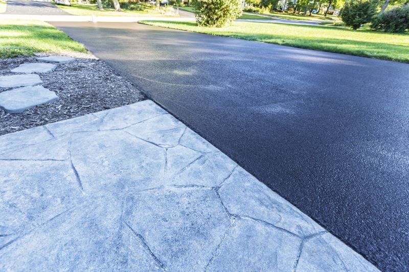 Sealed Driveway with Clean Finish